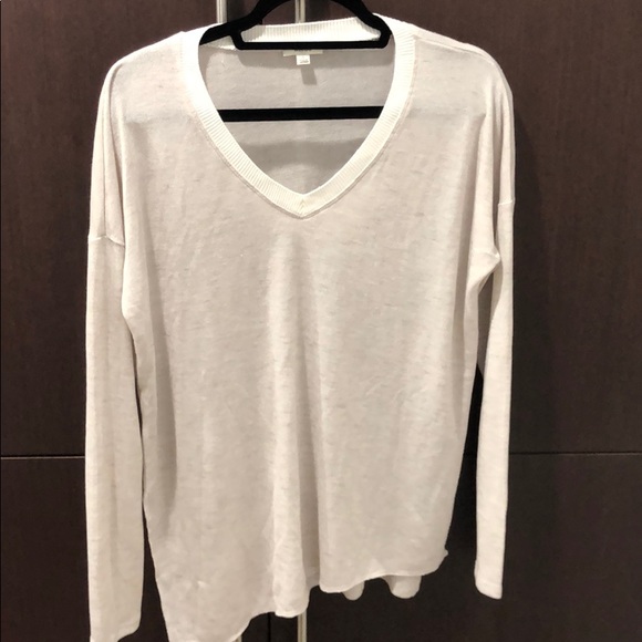 Wilfred Two-tone V-Neck Sweater. Size M. - Picture 1 of 5